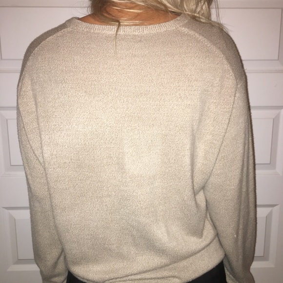 Slouchy Nude Sweater - Picture 2 of 4